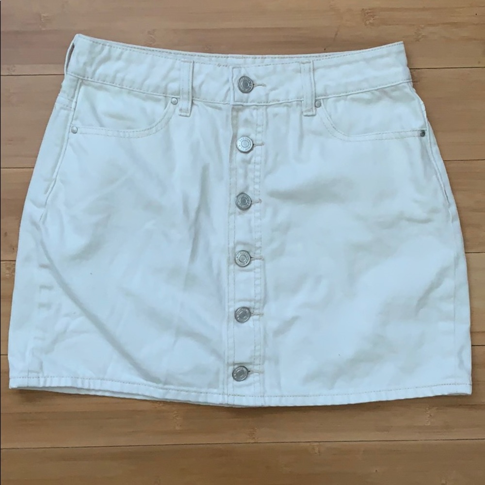 🔹2 for $12🔹 PacSun white denim skirt
